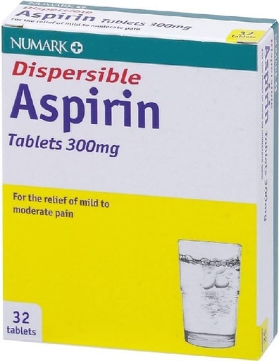 [PA1055201] Aspirin Tablets Dispersible 300mg