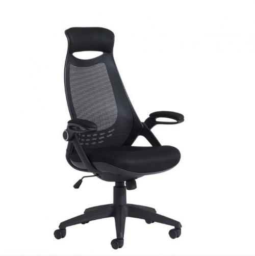 [DAMSTUSCAN] Tuscan High Back Operator Chair With Head Support - Black